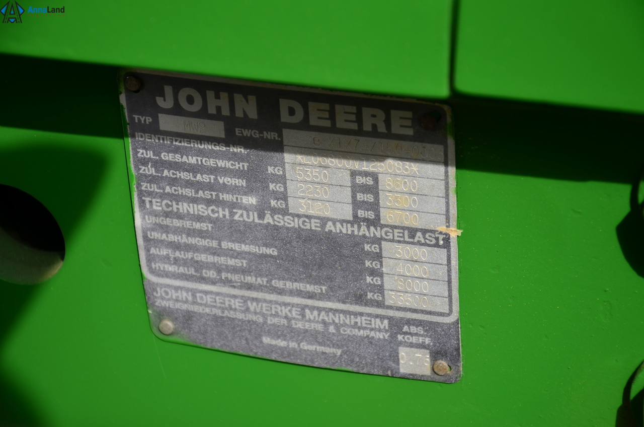 Трактор колісний John Deere 6900 1994   - 18 - Annaland.com.ua.jpg Продаж бу сг техніки з Нідерландів